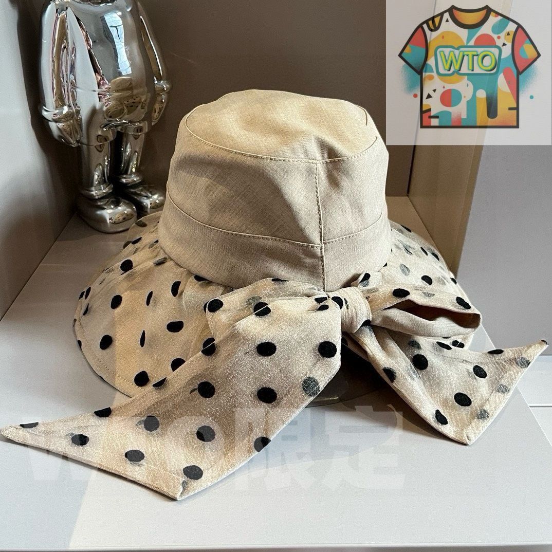 ヴァレンティーノ バタフライブーケ帽子|ポイント柄 頭周り 57cm -WTO輸入-UKJ62