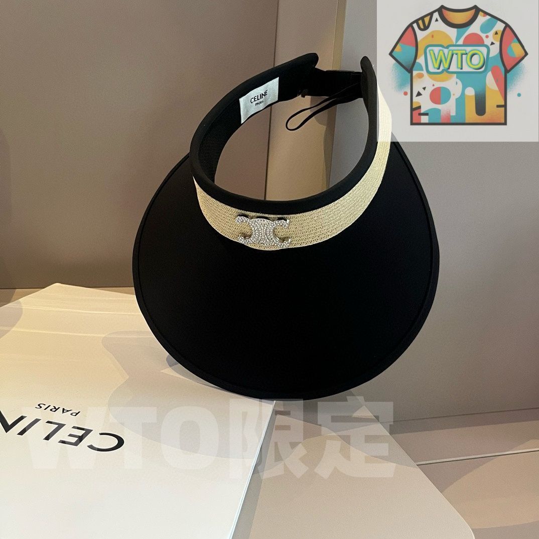 Celine セリーヌ ノンクローズド サンハット メガネ付きハット シンプルでユニバーサルなデザイン -WTO輸入-WPY50