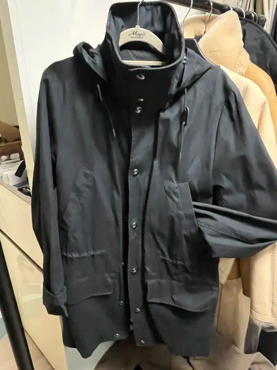 Club Monaco ダークネイビー マウンテンパーカー ジャケット XS 44-55