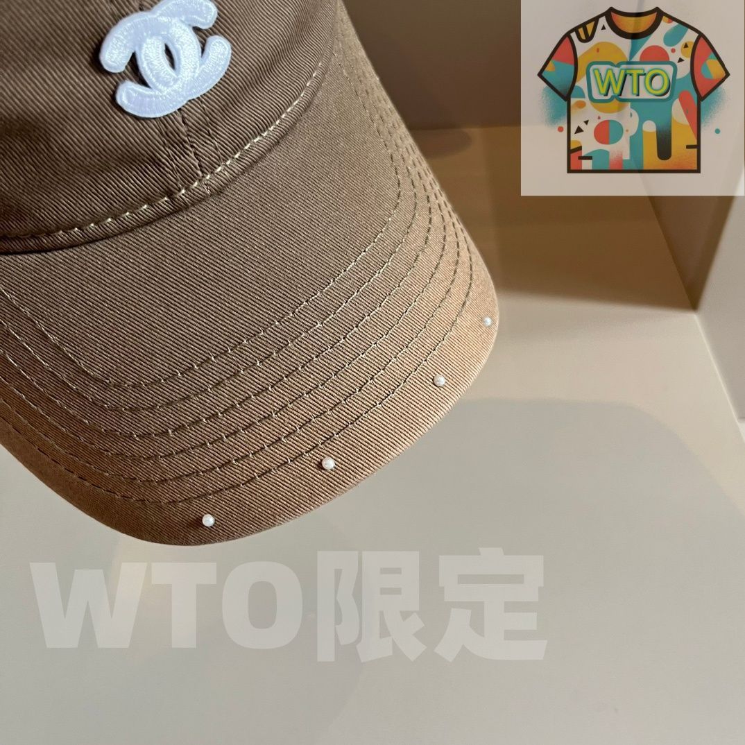 シャネル のグラデーションベースボールキャップ