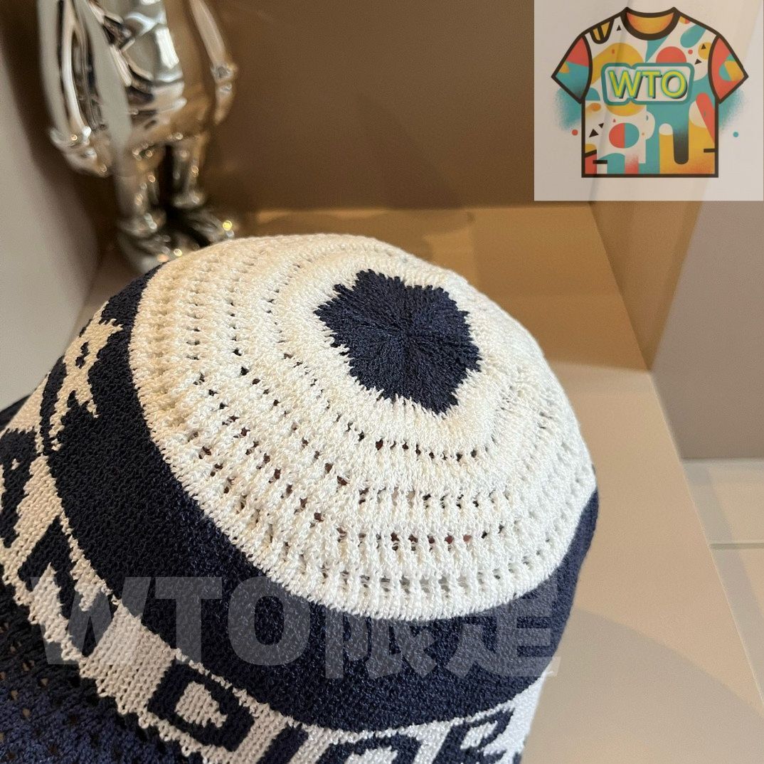  Dior ディオール のニットフィッシャーマンハット 頭囲 57 cm -WTO輸入-CSB 62 アウトドアハット サファリハット ハット