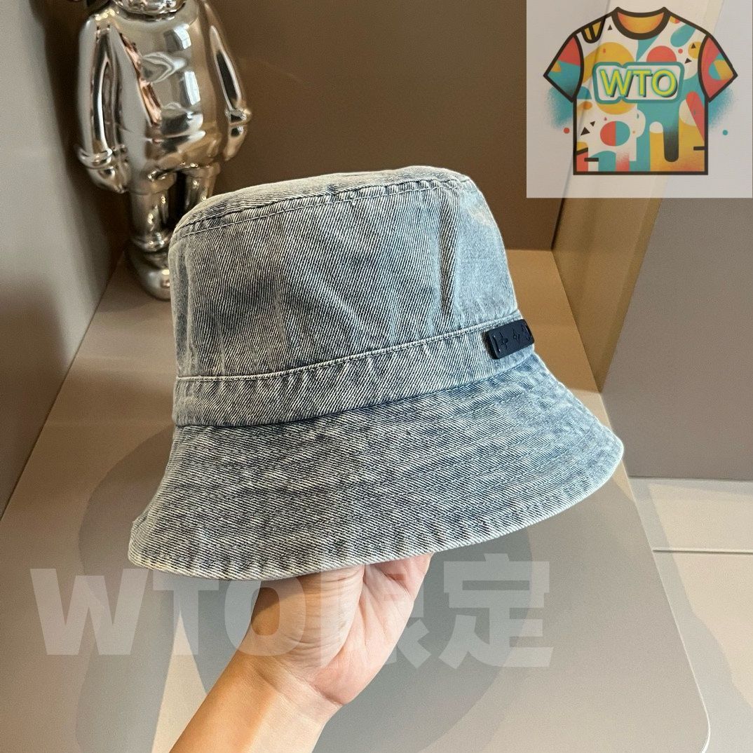 LV のデニムフィッシャーマンハット -WTO輸入-KHT 35