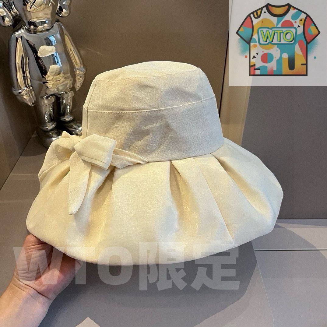 シャネル バタフライブーケ帽子｜ オーガンジー素材とレースハーフムーンデザイン 頭周り 57 cm -WTO輸入-HHB 58