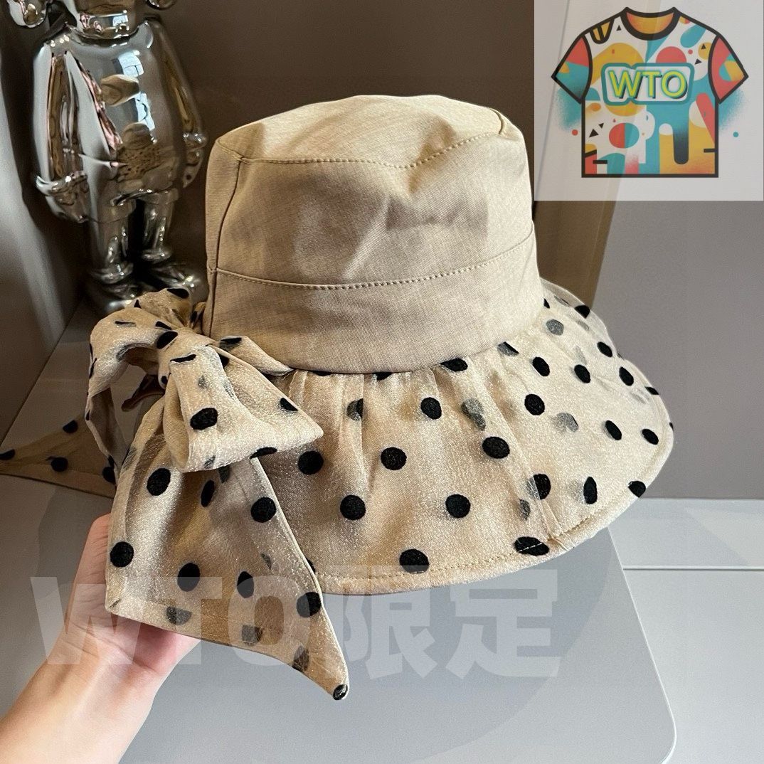 ヴァレンティーノ バタフライブーケ帽子｜ポイント柄 頭周り 57 cm -WTO輸入-UKJ 62