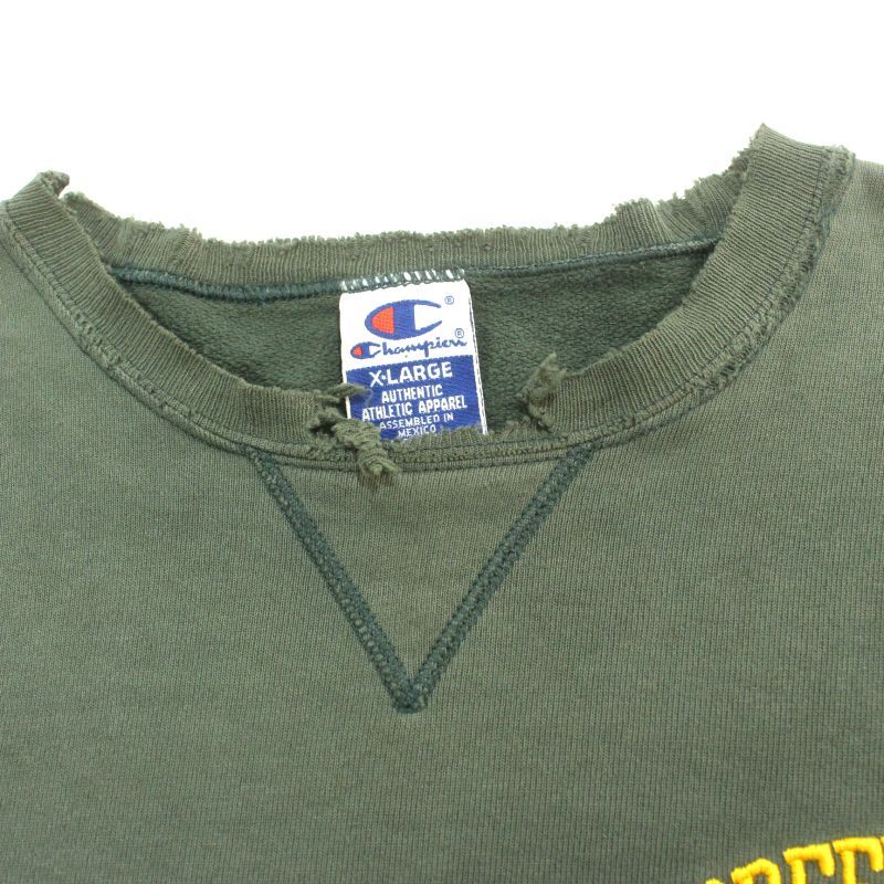Champion / NFL THROWBACKS ★vintage スウェット 90s NFL vintage Champion グリーンベイ・パッカーズ 青タグ 前V