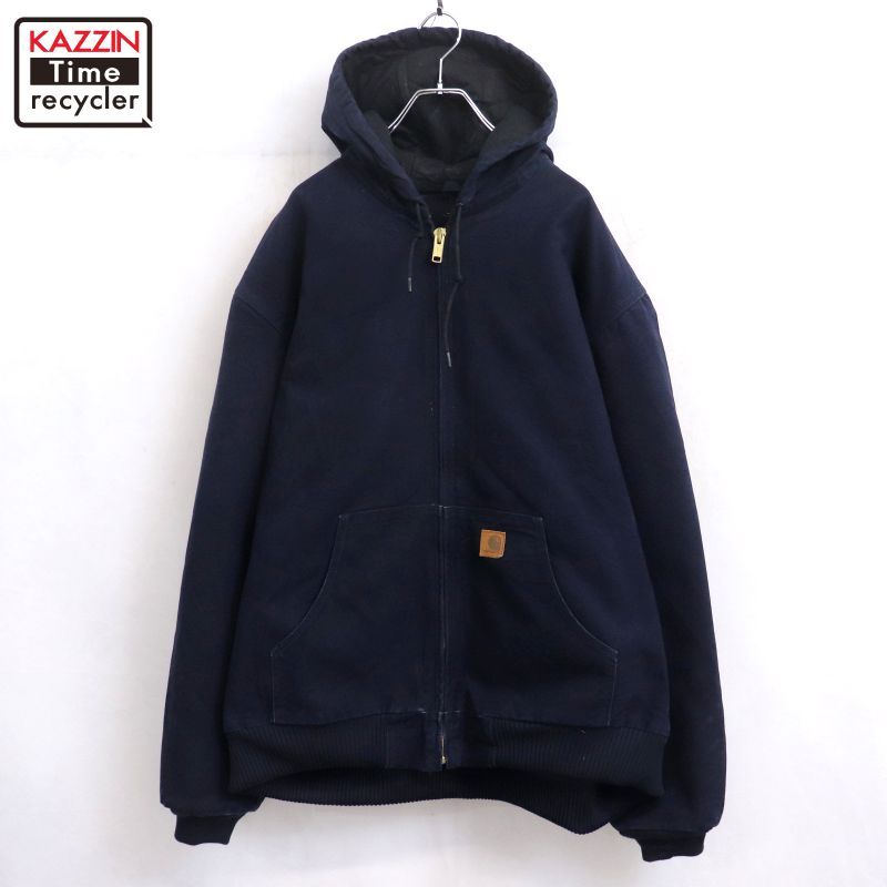 00s Carhartt アクティブパーカー ダック ジャケット メンズ 表記XXLサイズ