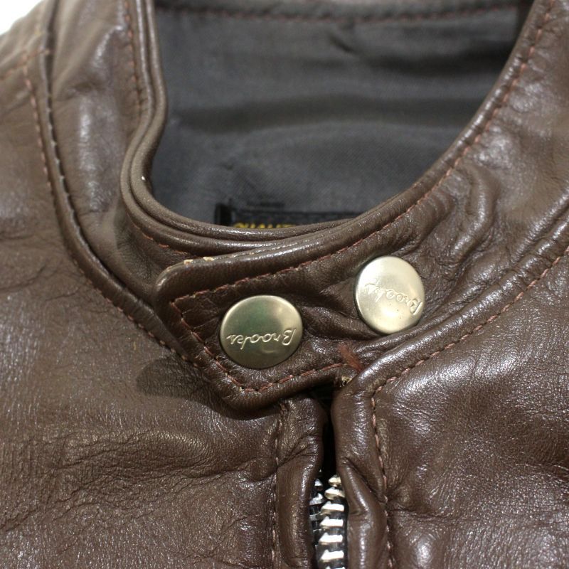 60s vintage ブルックス BROOKS シングルライダースジャケット メンズ