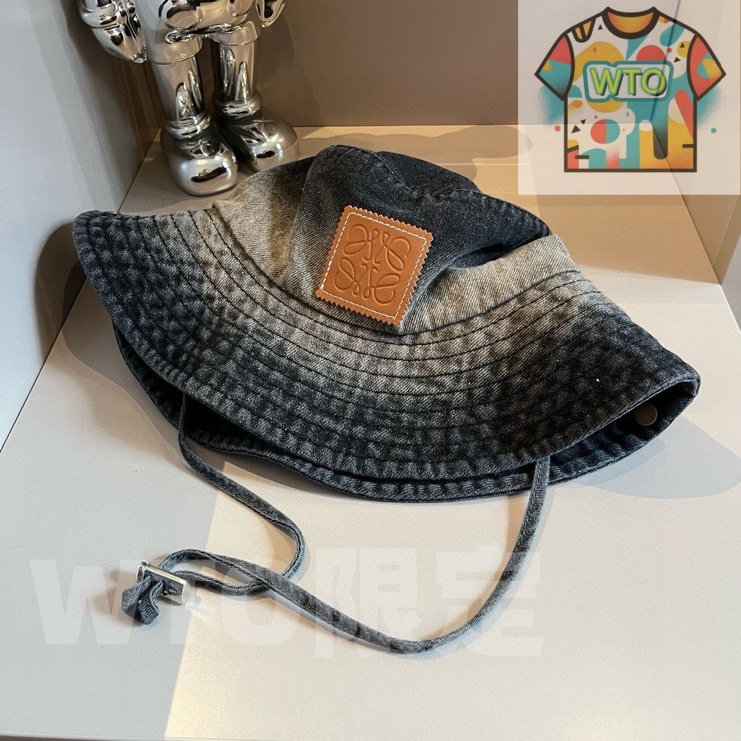  LOEWE ロエウェ デニムフィッシャーマンハット -WTO輸入-LRJ 92 アウトドアハット サファリハット ハット