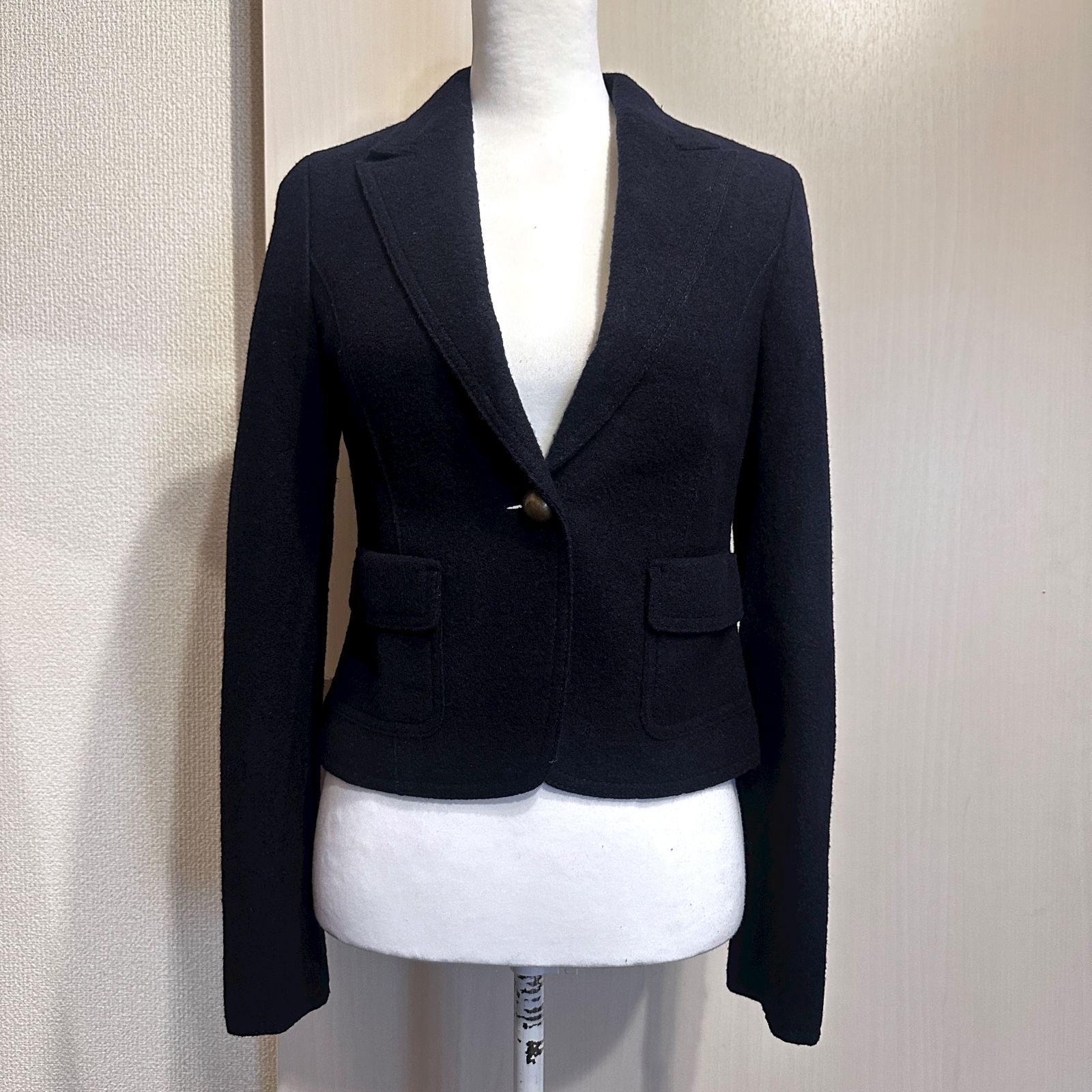 UNTITLED ジャケット ネイビー サイズ2 ak657