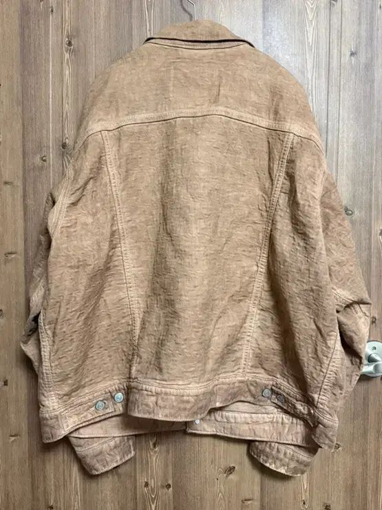 STÜSSY×Levi s ジャカード トラッカージャケット ブラウン L