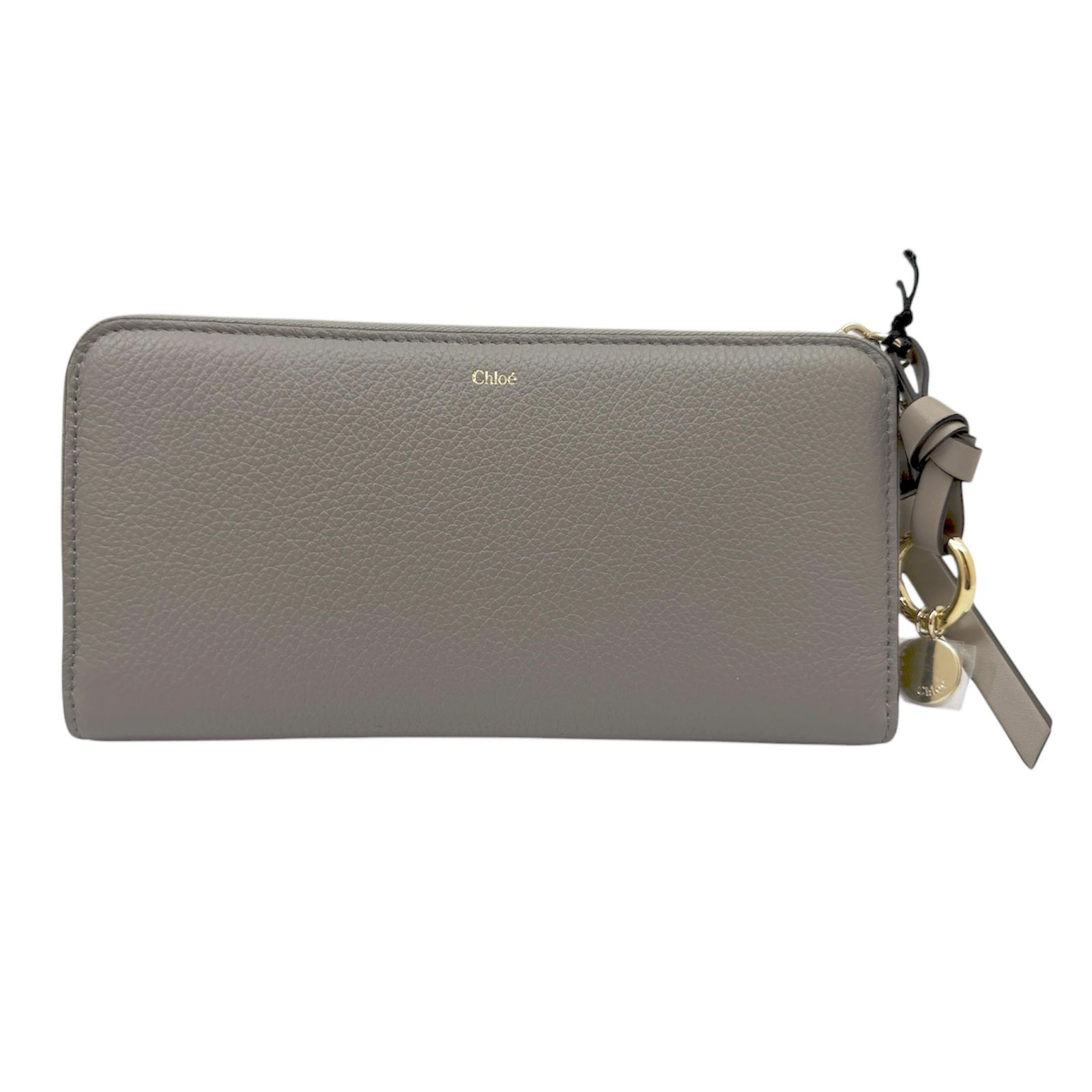 新品】Chloe クロエ 財布 長財布 ロングウォレット レザー グレージュ 