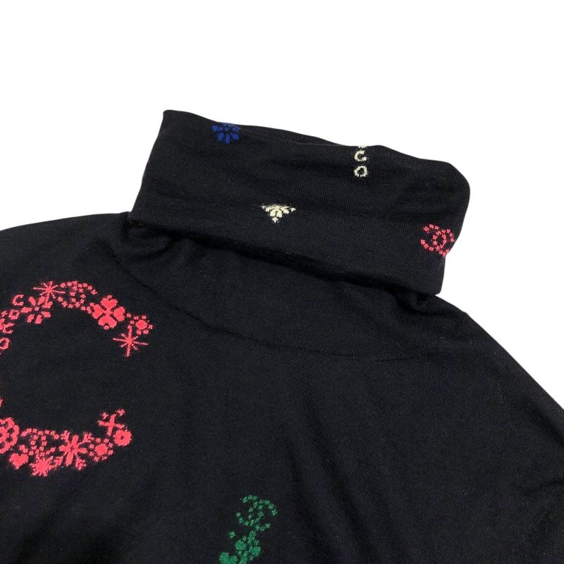 シャネル CHANEL ココマークアイコンタートルネックニットセーター