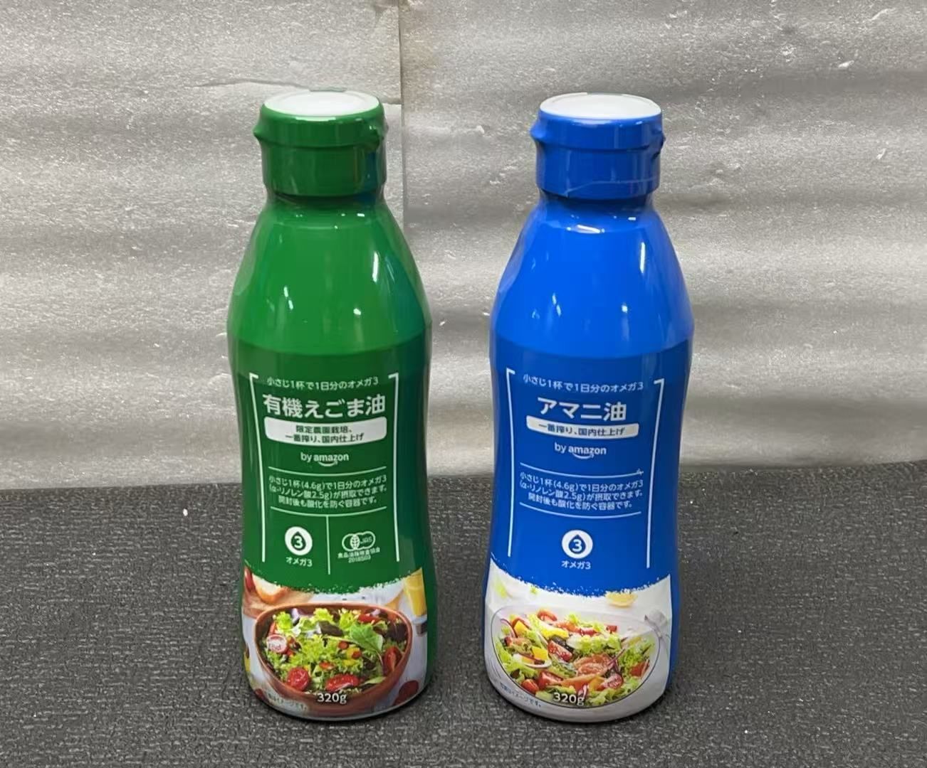 by Amazon 日清オイリオ有機食用えごま油／日清オイリオ アマニ油