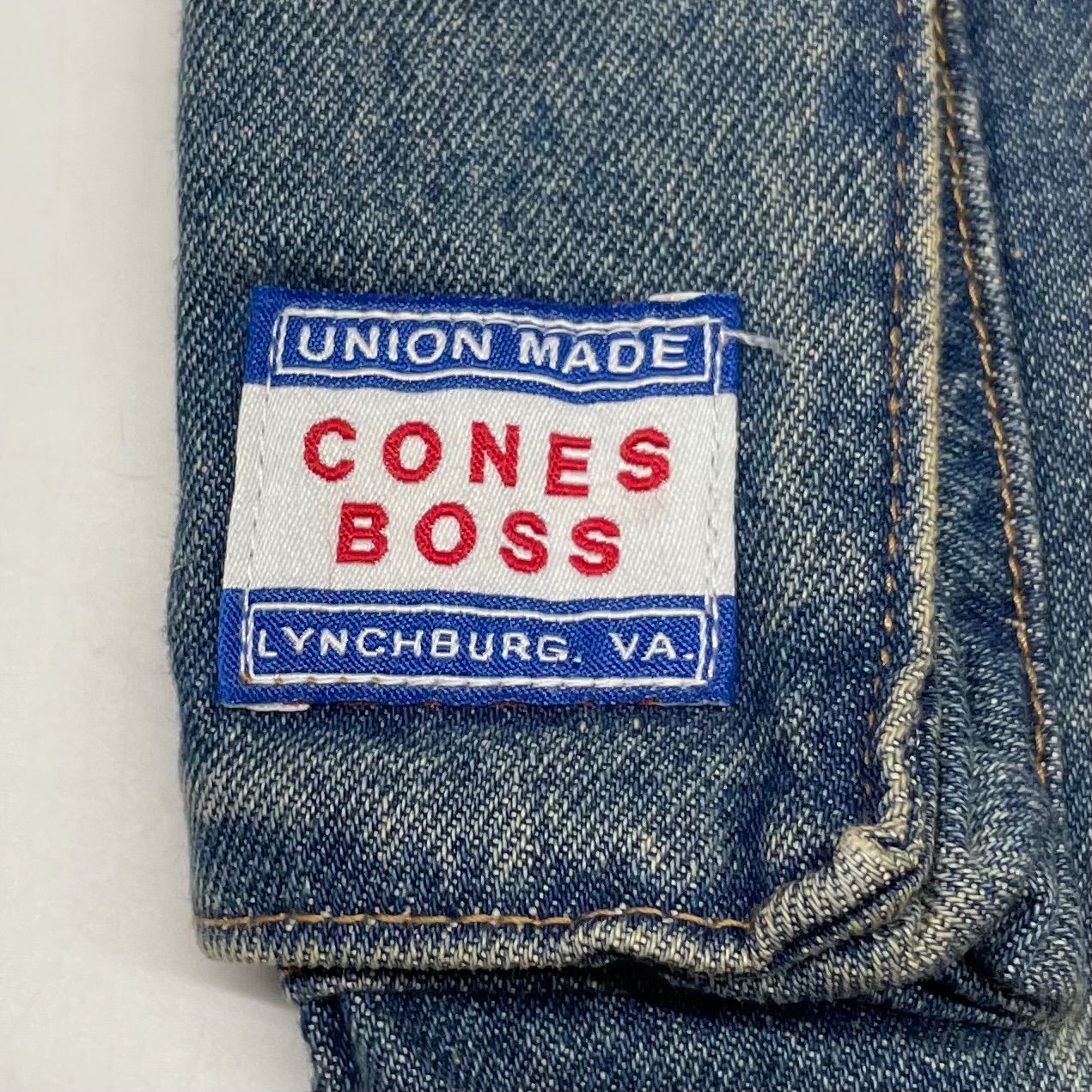 【激安セール！】 CONESBOSS コーンズボス デニムカーゴパンツ ジーンズ ケミカルウォッシュ ワイド ポケット ユニセックス CPZ2042103A0001 青 ブルー Sサイズ レディース メンズ 通年 ゴーゴー古着久喜倉庫店 No.1391Y