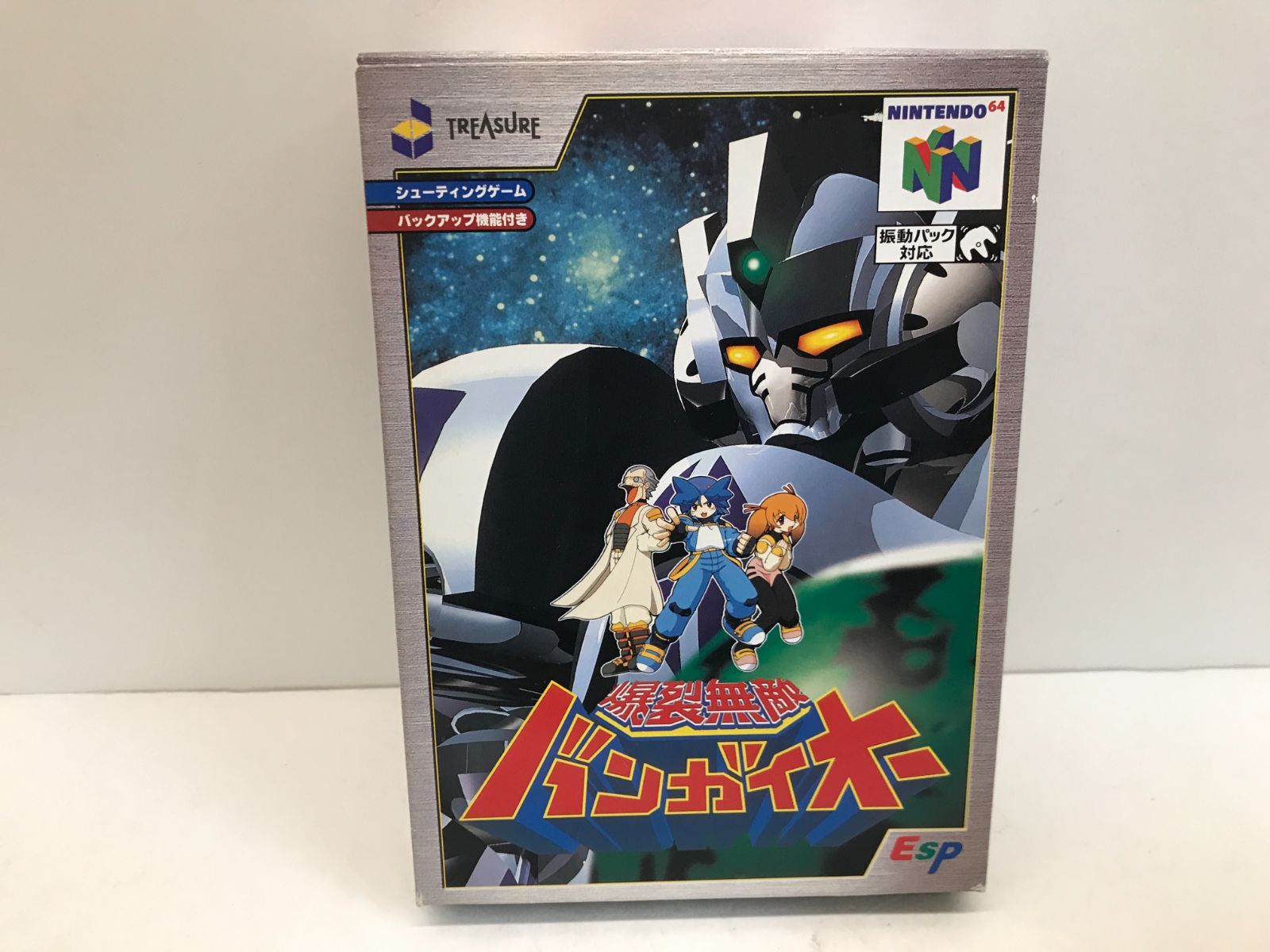 N64】爆裂無敵バンガイオー 箱・説明書付き Nintendo64 111 - メルカリ