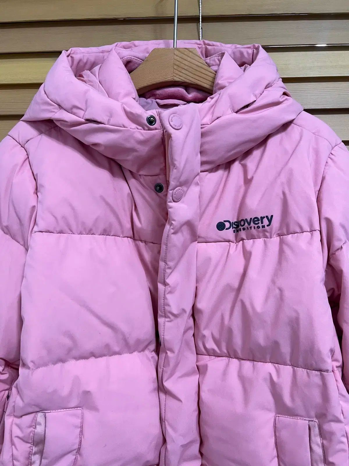 キッズ ピンク グースダウン ダウンジャケット ロング丈 アウター 140