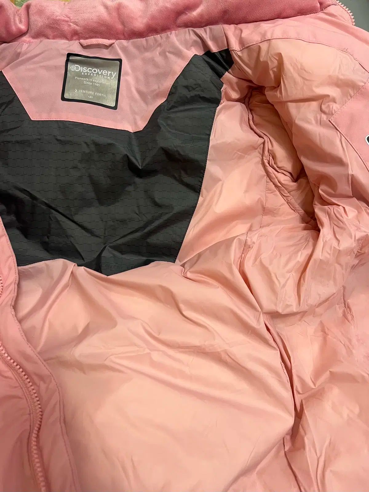  キッズ ピンク グースダウン ダウンジャケット ロング丈 アウター 140 その他 ジャケット ブルゾン