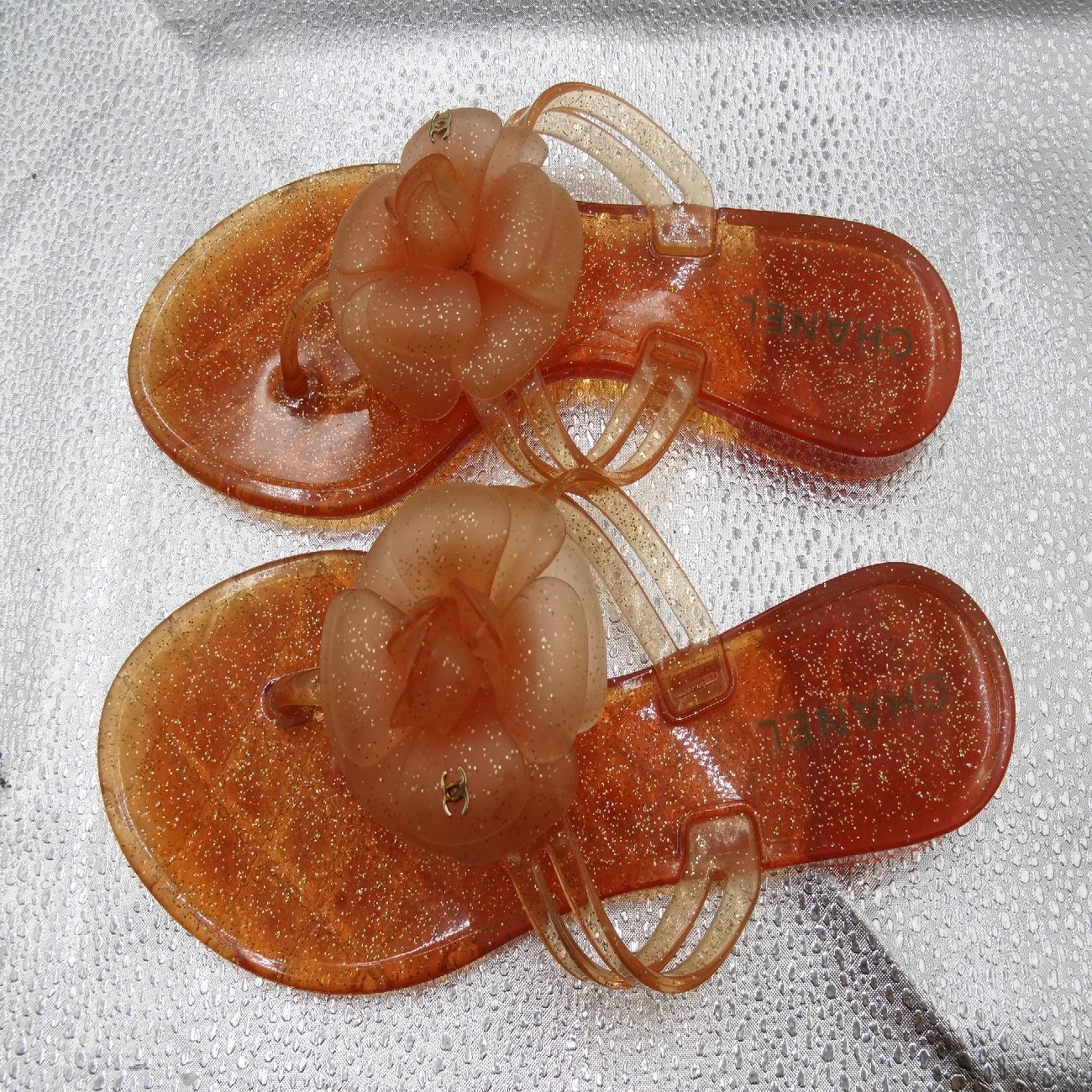 CHANEL シャネル サンダル CC ココマーク カメリア サイズ 36