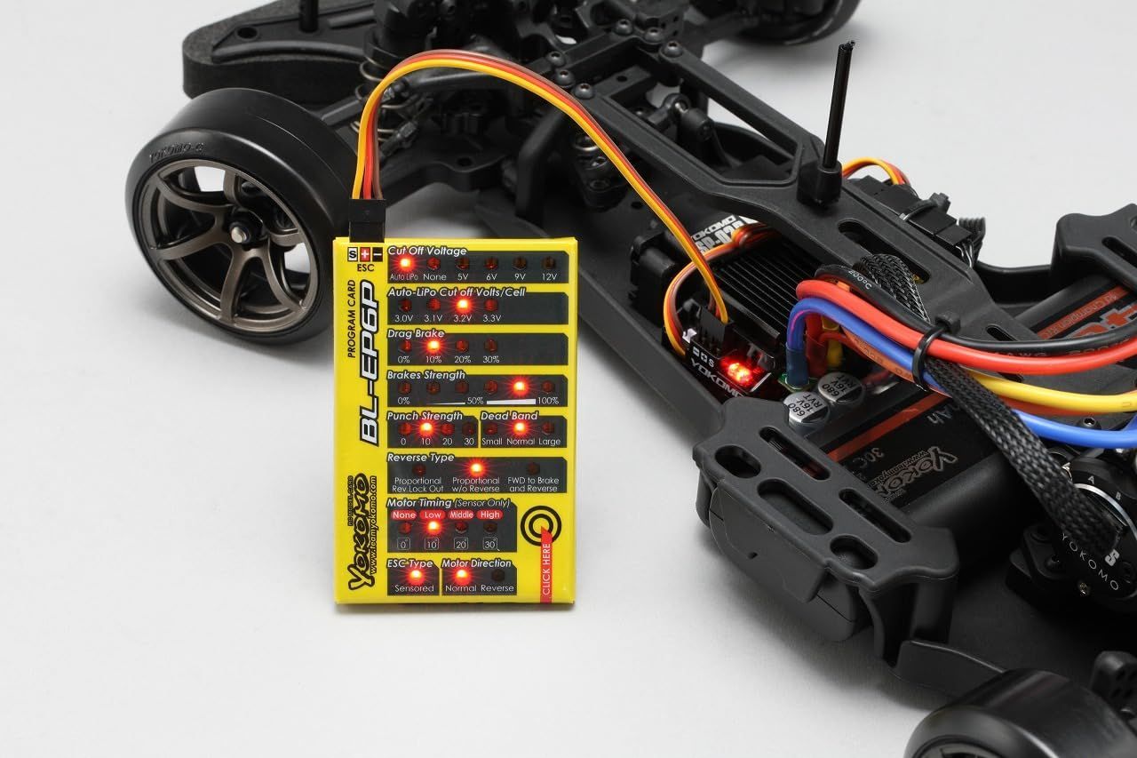 在庫セール】ヨコモ BL-EP6 ブラシレスESC (プログラムカード付) BL
