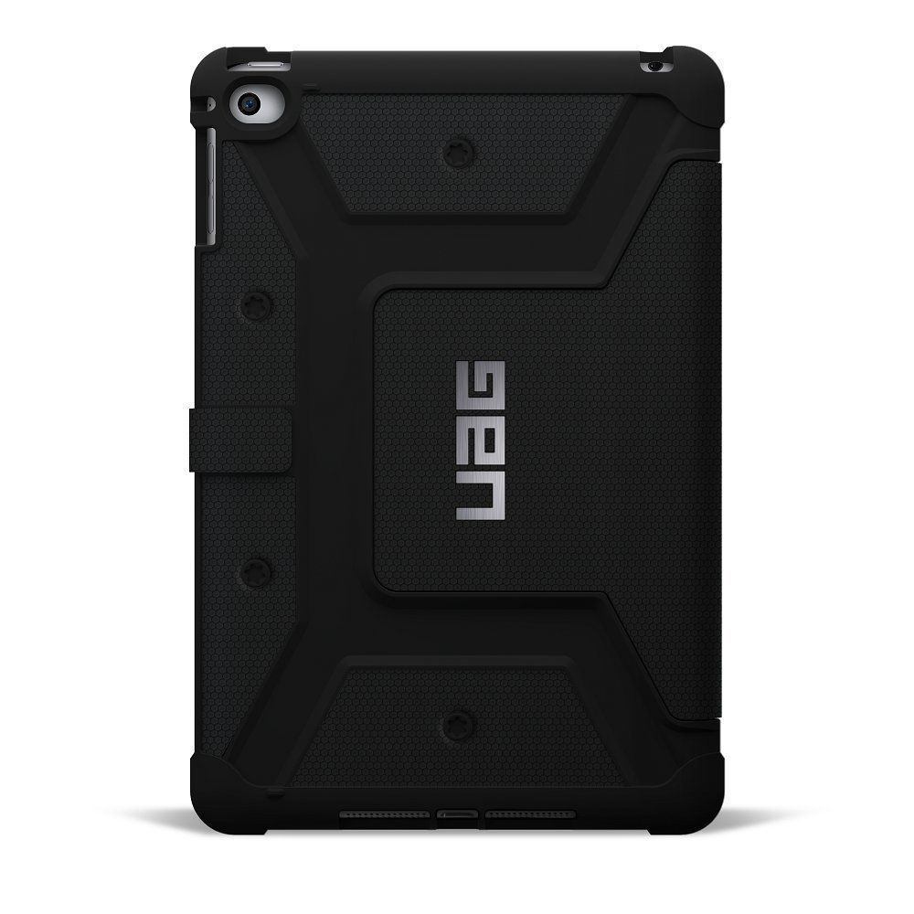URBAN ARMOR GEAR UAG Folio iPad Mini 4 Retina フェザーライトコンポジット ブラック ミリタリードロップテスト済み iPadケース