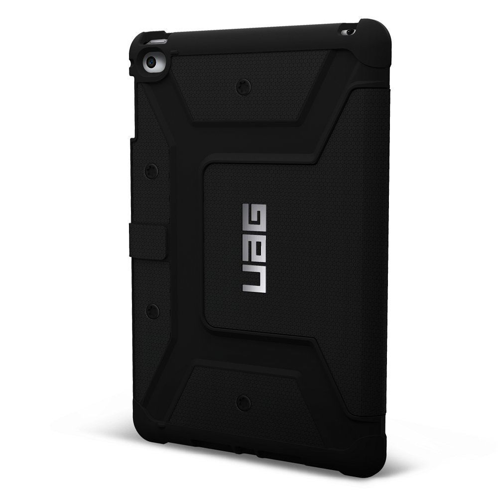 URBAN ARMOR GEAR UAG Folio iPad Mini 4 Retina フェザーライトコンポジット ブラック ミリタリードロップテスト済み iPadケース ブラック