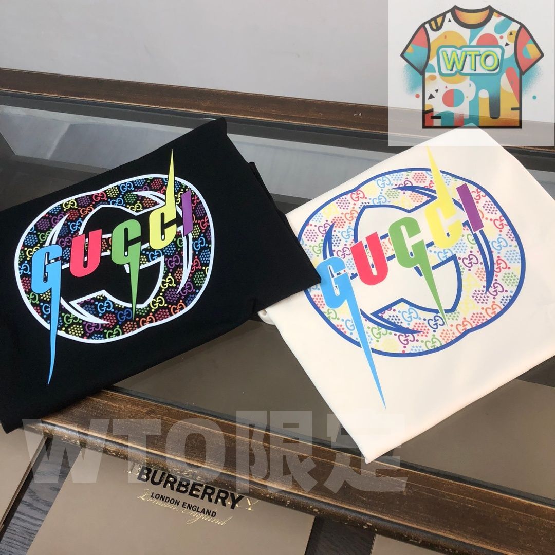 WTO通販 GUCCI 春夏 ロゴプリントTシャツ WTO輸入 VRL 35