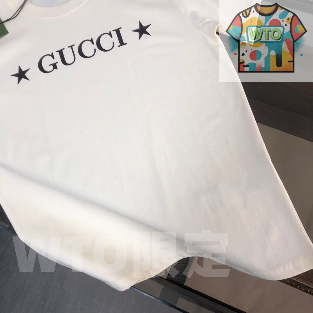 WTO通販 GUCCI 春夏 ロゴプリントTシャツ -WTO輸入-LYJ08 WWW_MERCADOAVALIA_COM_BR