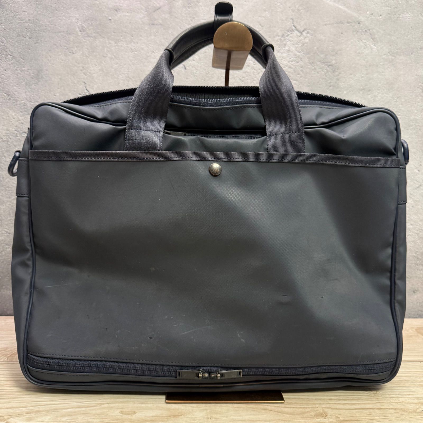 美品 PORTER ポーター 2WAYビジネスバッグ 黒 A4 PC収納 肩掛け PORTER ポーター 2WAY ビジネスバッグ ブリーフケース ショルダー