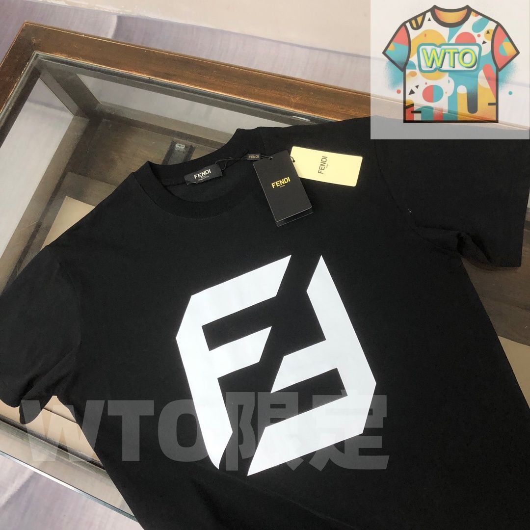 WTO通販 FENDI クルーネックTシャツ 高品質コットンで快適な着心地 WTO輸入 XGJ 66