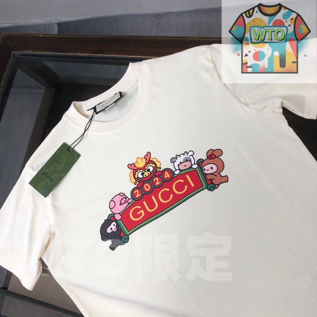 WTO通販 GUCCI 春夏 ロゴプリントTシャツ WTO輸入 SDC 66