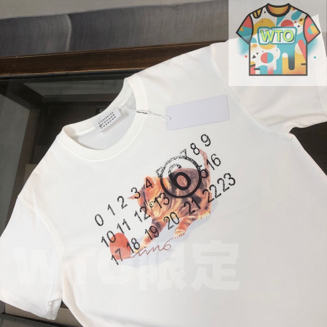 WTO通販 Margiela 春夏 ロゴプリントTシャツ -WTO輸入-QFI 12