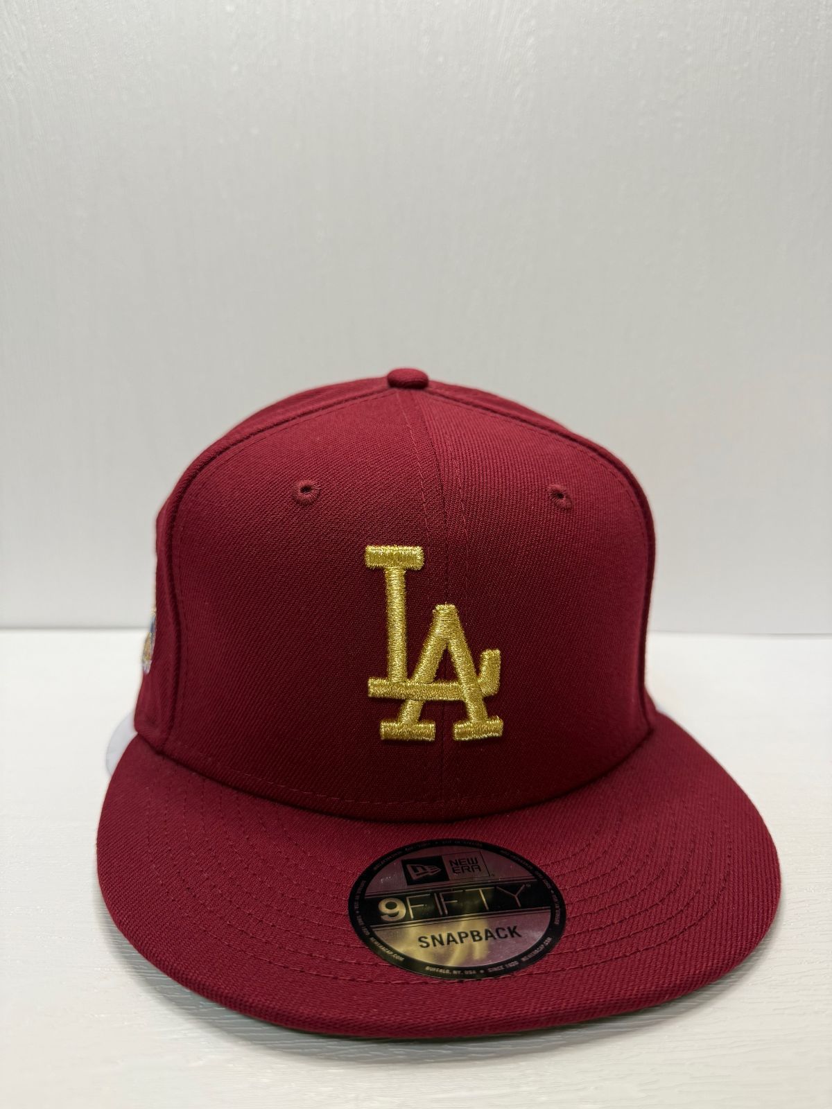 Newera ロサンゼルスドジャース 40 thアニバーサリー 9 fifty スナップバックキャップ レッド