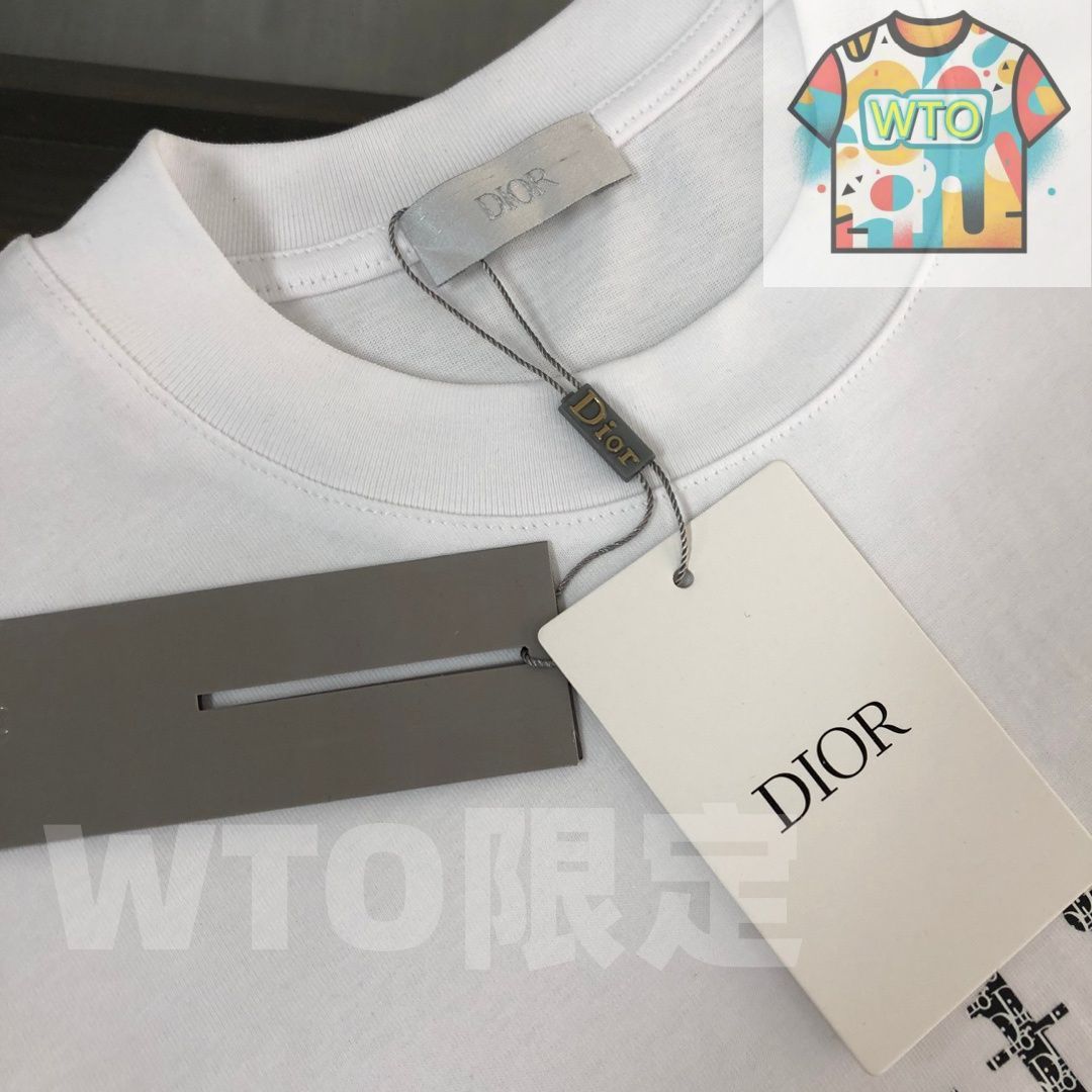  WTO通販 DIOR 春夏 ロゴプリントTシャツ WTO輸入 ZUF 88 Tシャツ アパレル キャラクターグッズ
