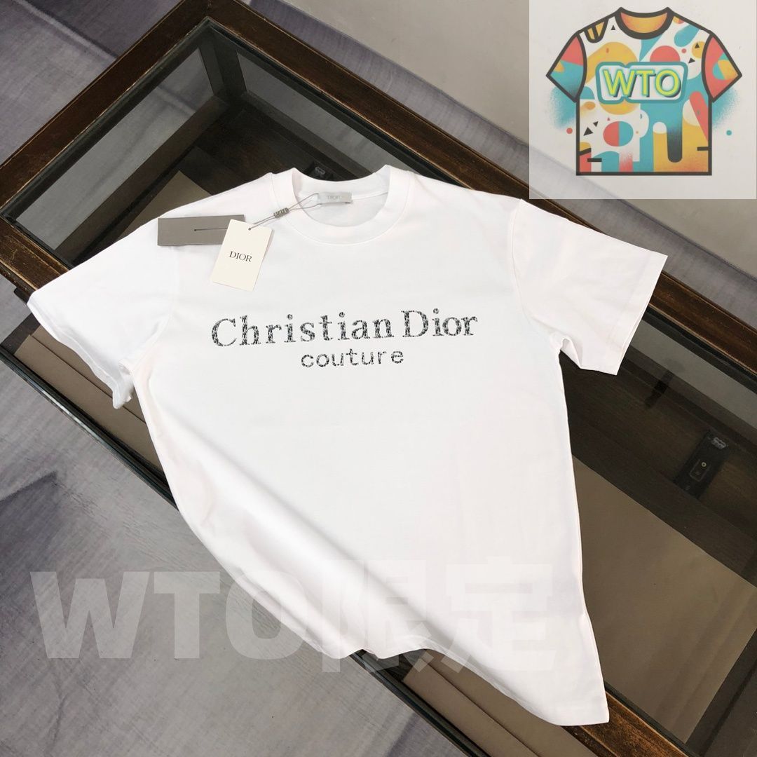 WTO通販 DIOR 春夏 ロゴプリントTシャツ -WTO輸入-ZUF 88