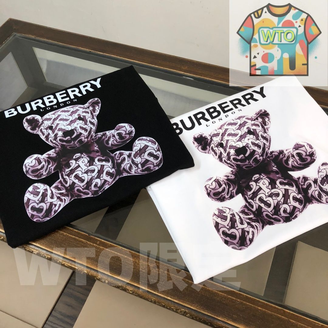 WTO通販 Burberry 春夏 小熊プリントTシャツ -WTO輸入-MDQ 48