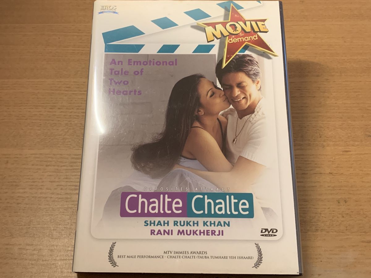 Chalte Chalte Shahrukh Khan DVD