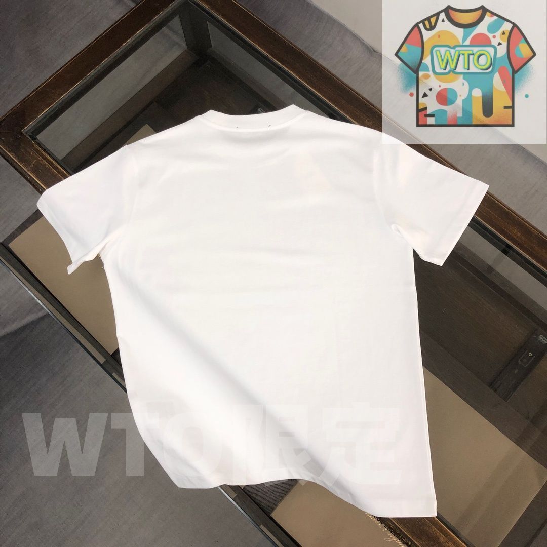  WTO通販 FENDI 春夏 ロゴプリントTシャツ WTO輸入 EGV 82 Tシャツ アパレル キャラクターグッズ