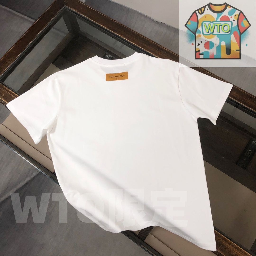  WTO通販 Louis Vuitton 春夏 ロゴプリントTシャツ WTO輸入 QQA 26 Tシャツ アパレル キャラクターグッズ