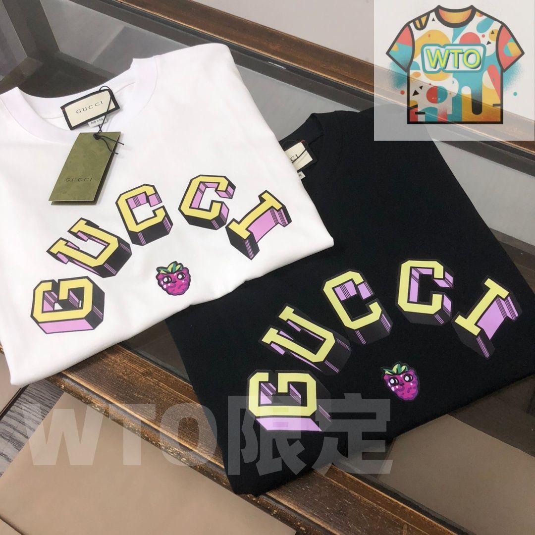 WTO通販 GUCCI 春夏 ロゴプリントTシャツ WTO輸入 JGL 37