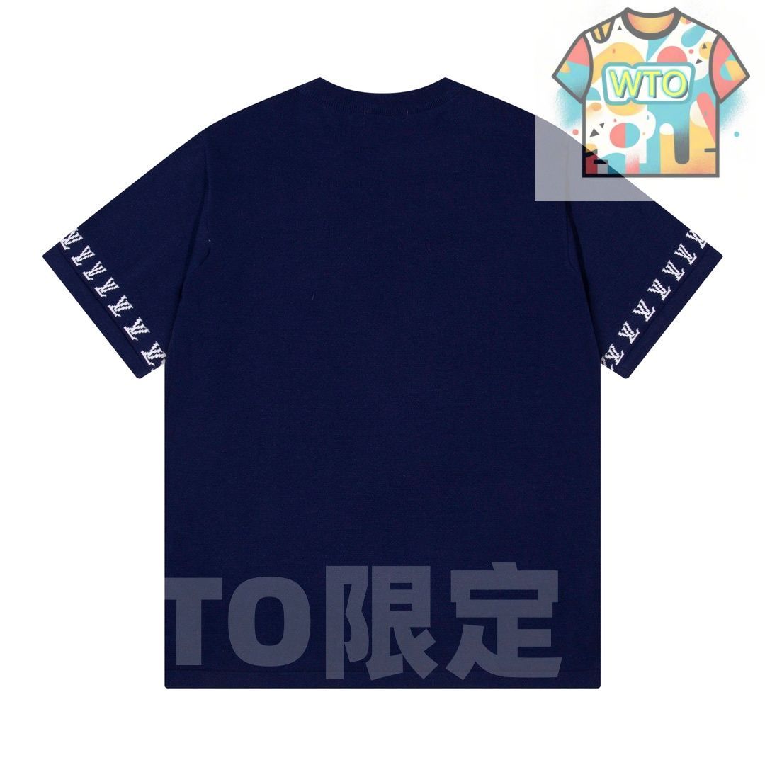WTO通販 LV ロゴジャカード ニットTシャツ WTO輸入 UCJ 36