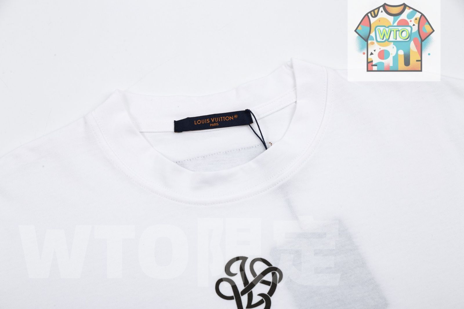 スター＆テキストプリントTシャツ WTO輸入