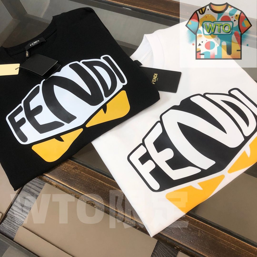 WTO通販 FENDI クルーネックTシャツ 高品質コットンで快適な着心地 WTO輸入 HFK 30