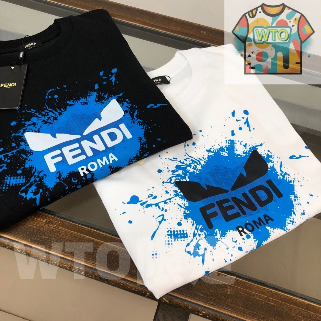 WTO通販 FENDI 春夏 ロゴプリントTシャツ WTO輸入 SRO 89