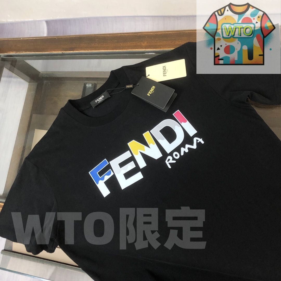 WTO通販 FENDI クルーネックTシャツ - 高品質コットンで快適な着心地 -WTO輸入-QUZ 46