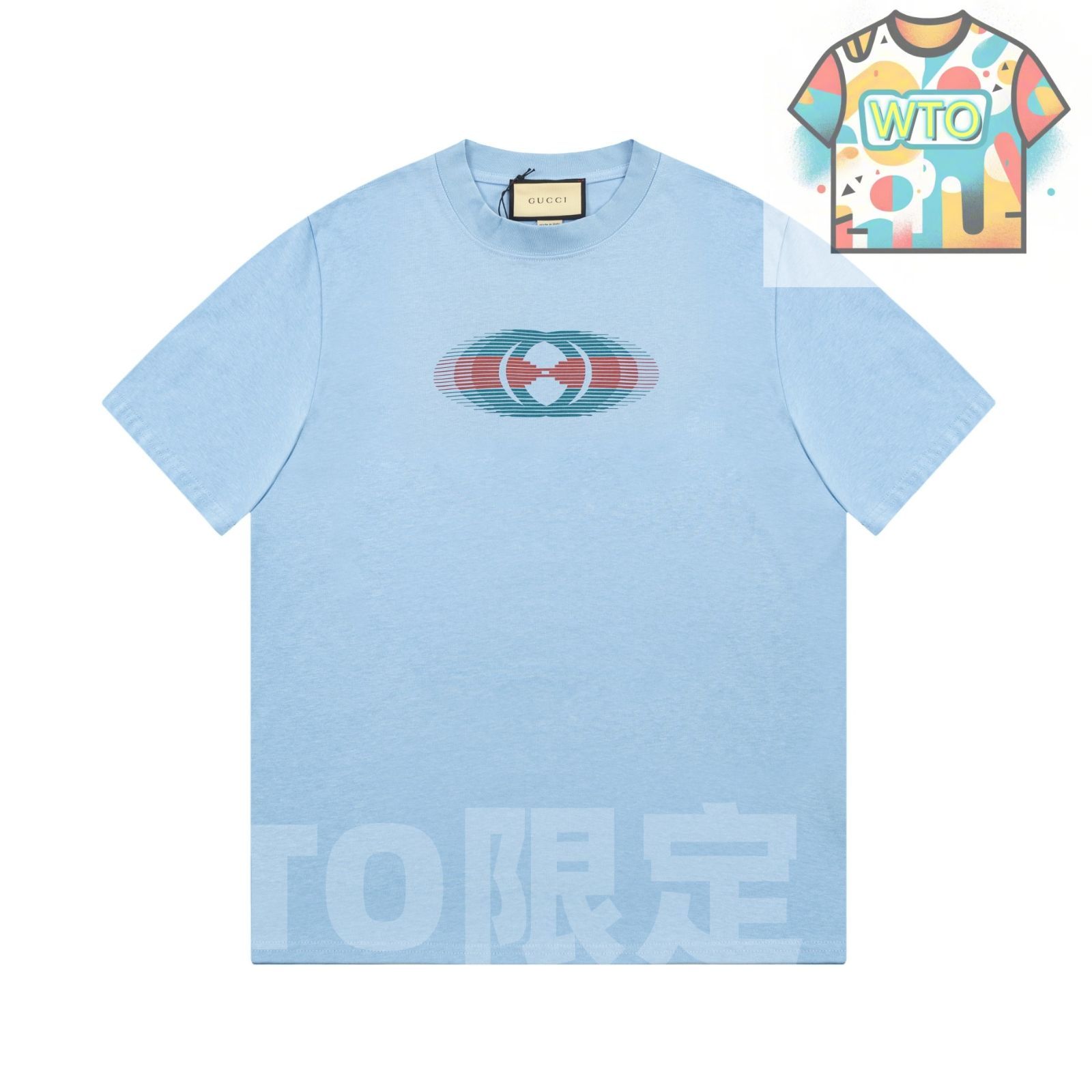 WTO通販 Guc ロゴファントムプリントTシャツ - 4色展開 サイズ選択 -WTO輸入-DIJ08