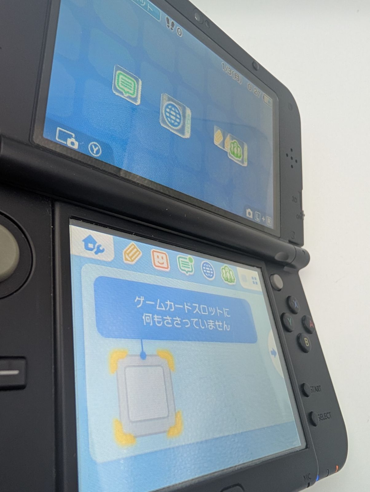 上下IPS液晶】Newニンテンドー3DS LL ライムブラック 328 - メルカリ