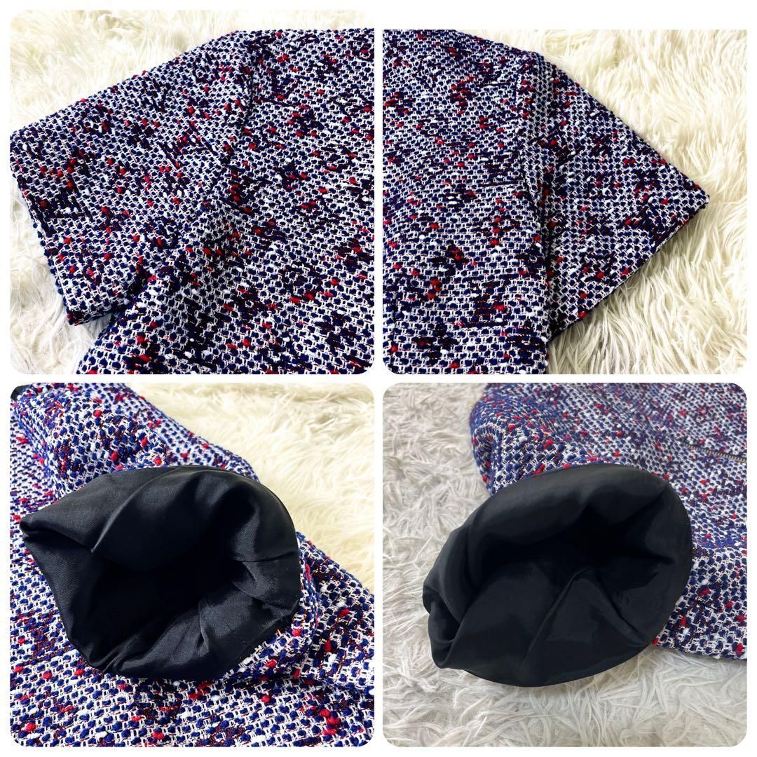 ルイヴィトン ツイードワンピース 牛革ベルト 門りょう ひめか着用