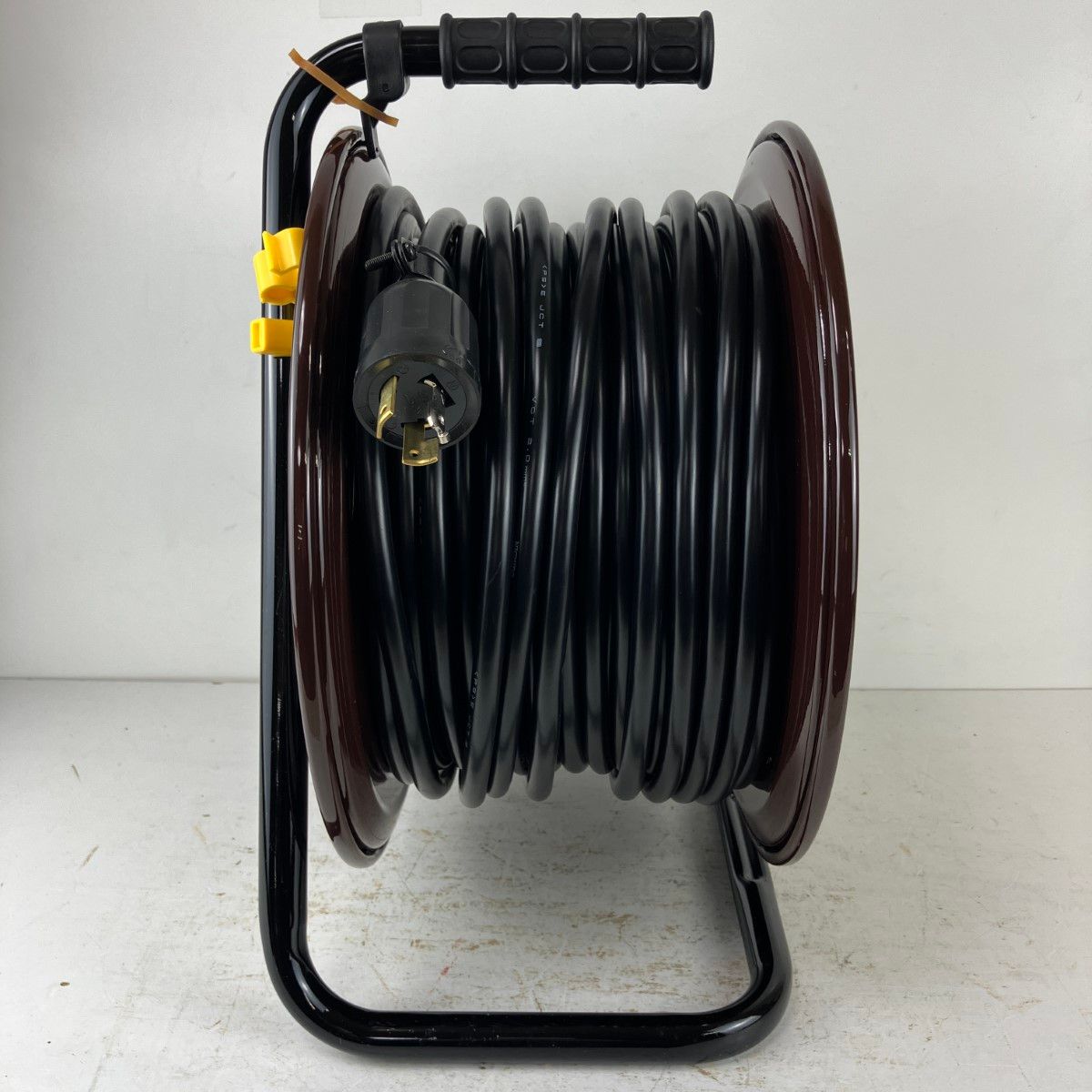  ЗЗNICHIDO 日動 単相200 v 30 m コードリール ドラム ND-EB 230 L-20 A ブラウン コードリール 延長コード 電動工具 エア工具