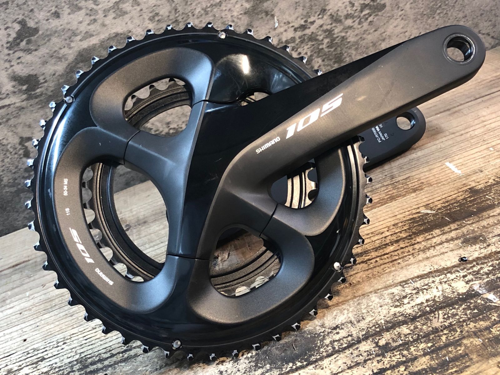 JM 038 シマノ SHIMANO 105 FC R 7000 クランクセット 170 mm 50 34 T