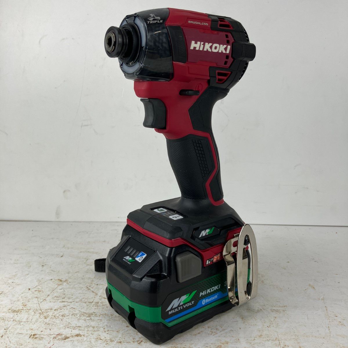 ЗЗHiKOKI ハイコーキ 36v インパクトドライバ バッテリーx2 充電器 ケース付 WH36DD スコーピオンレッド